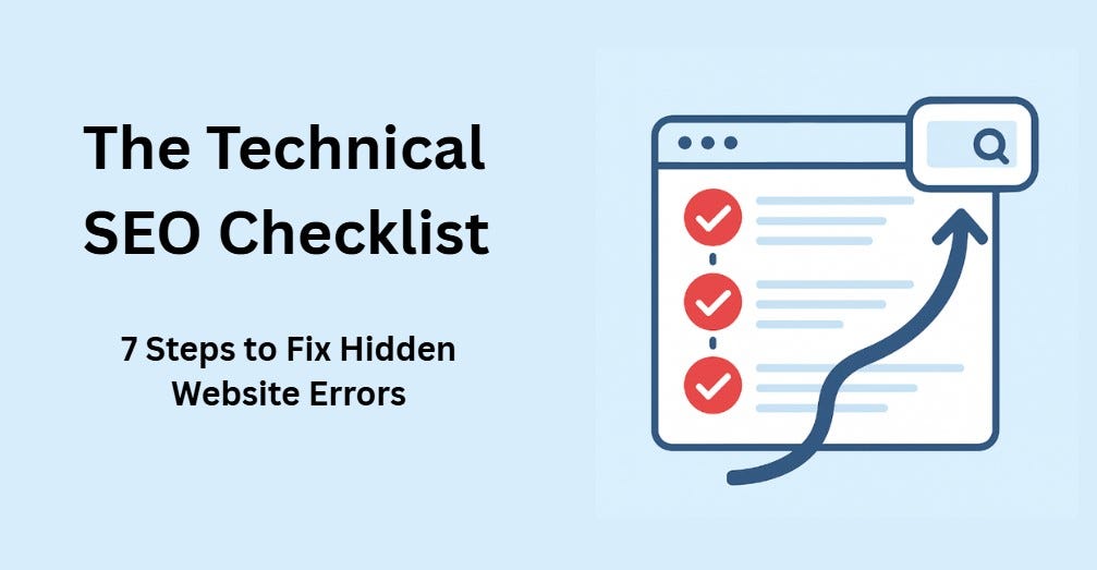 The Technical SEO Checklist: 7 Steps to Fix Hidden Website Errors | DigitixLab