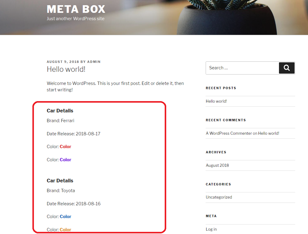 Displaying cloned custom fields/ groups on the front-end