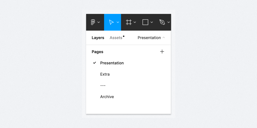 A screenshot of the layers panel in Figma.