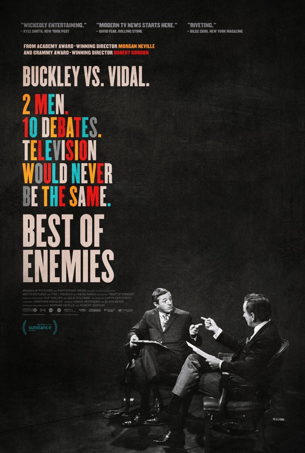 Best of Enemies: Buckley vs. Vidal (2015) | Poster