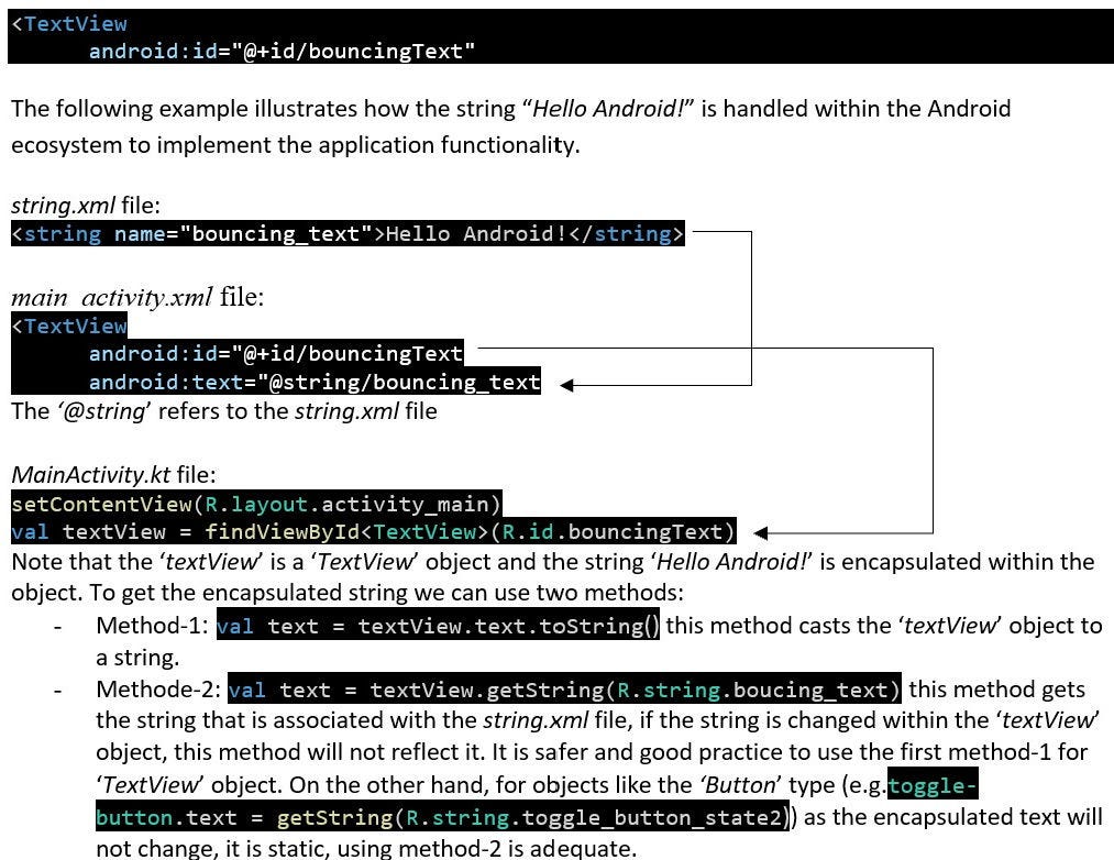 Connecting Variables within an Android ecosystem