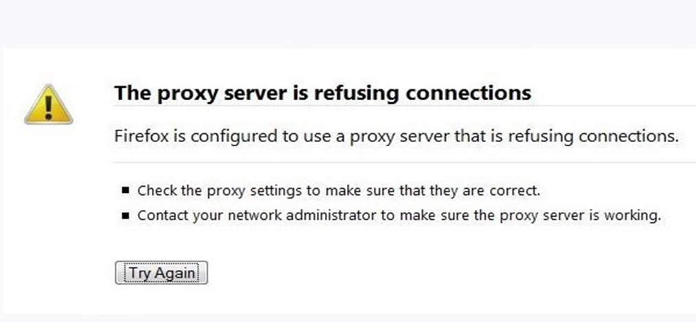 Proxy issue on Firefox