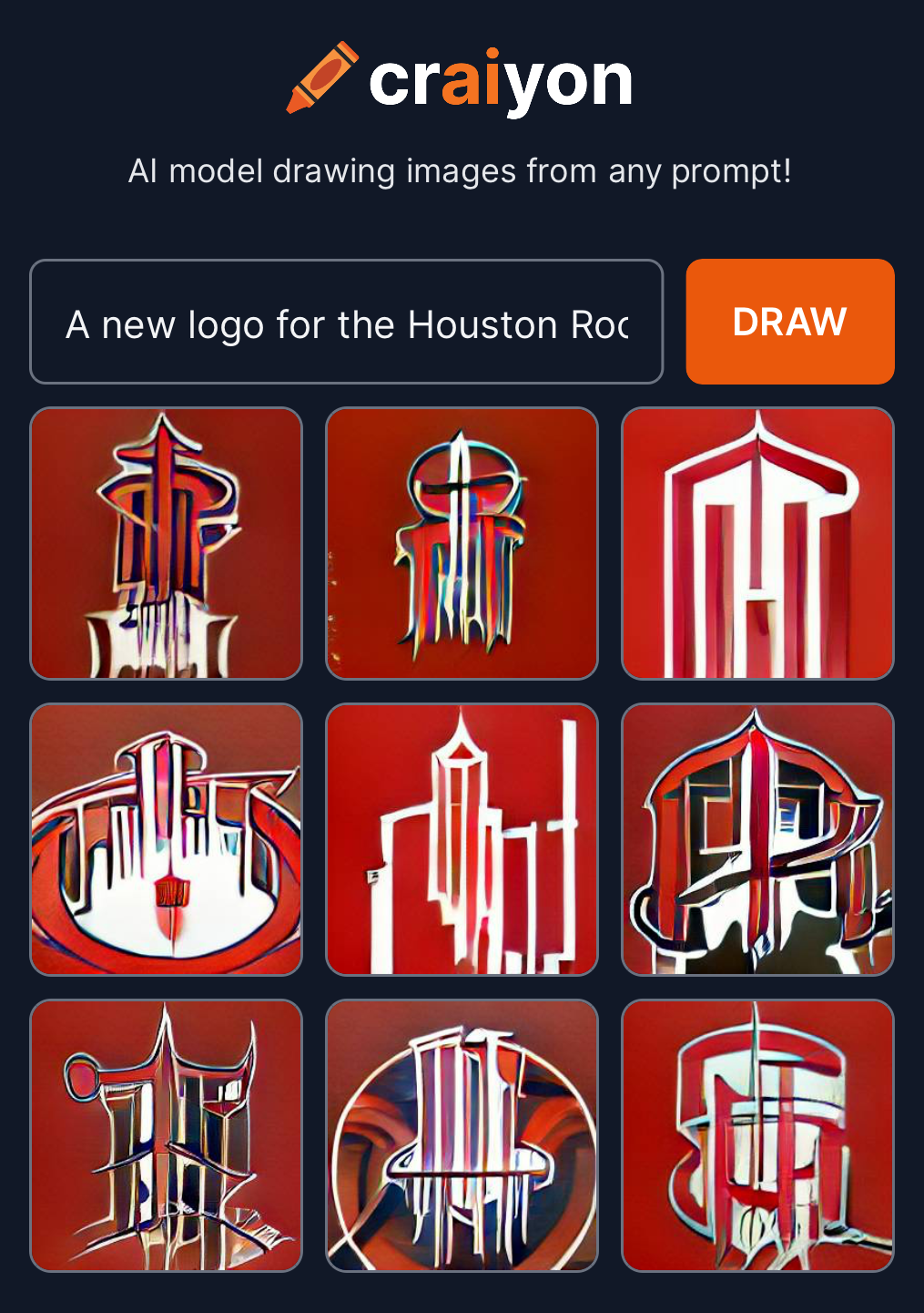 Houston Rockets AI logos