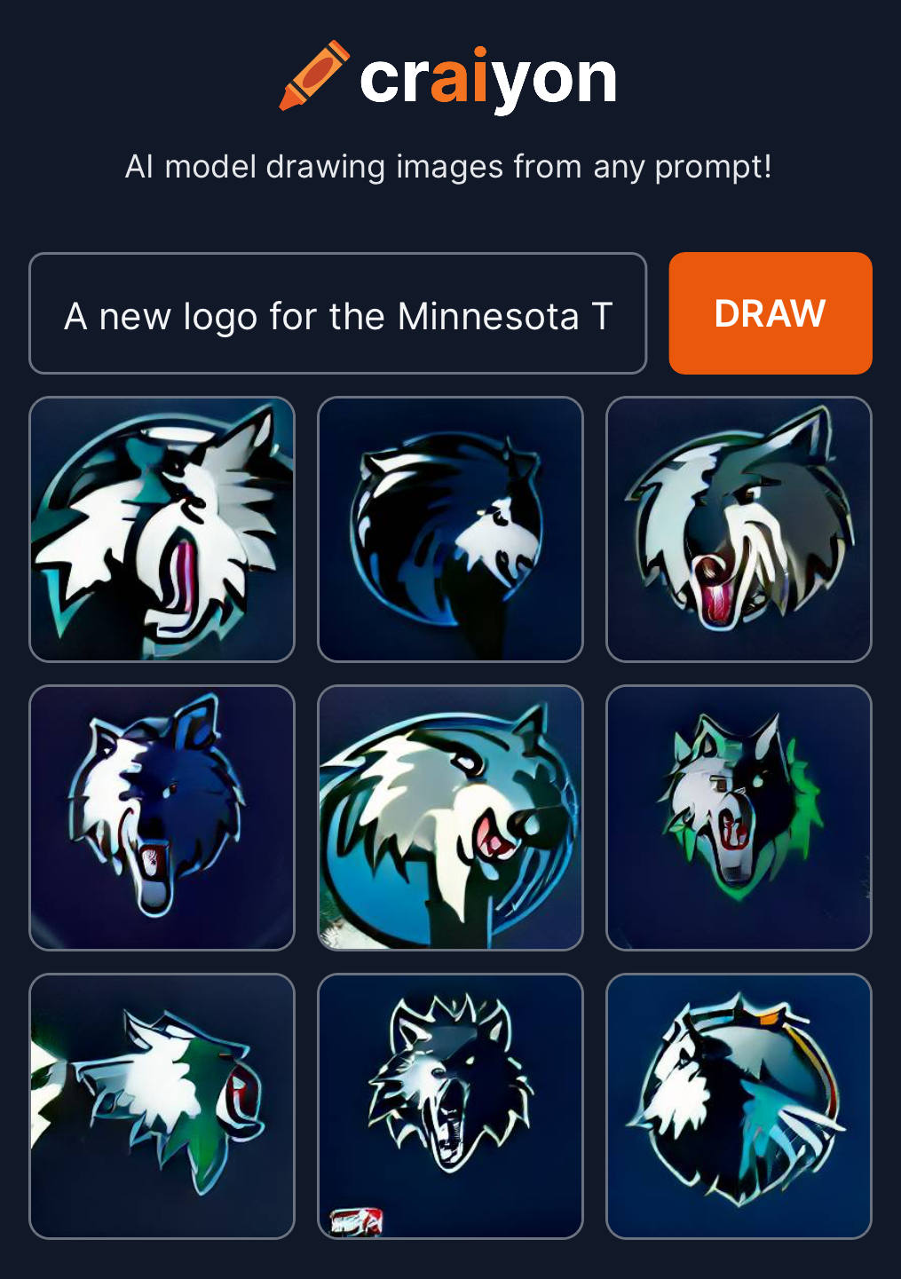 Minnesota Timberwolves AI logos