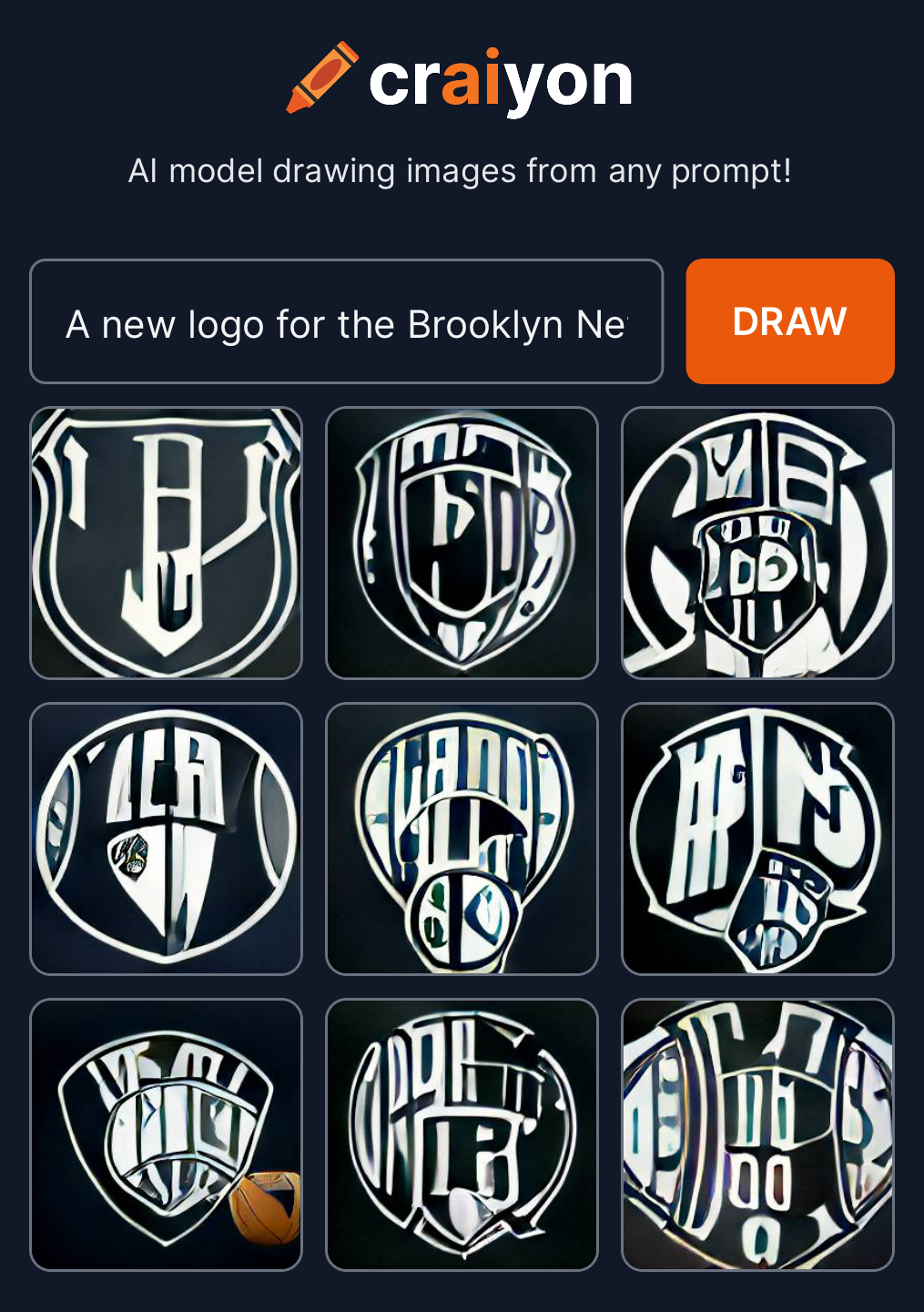 Brooklyn Nets AI Logos