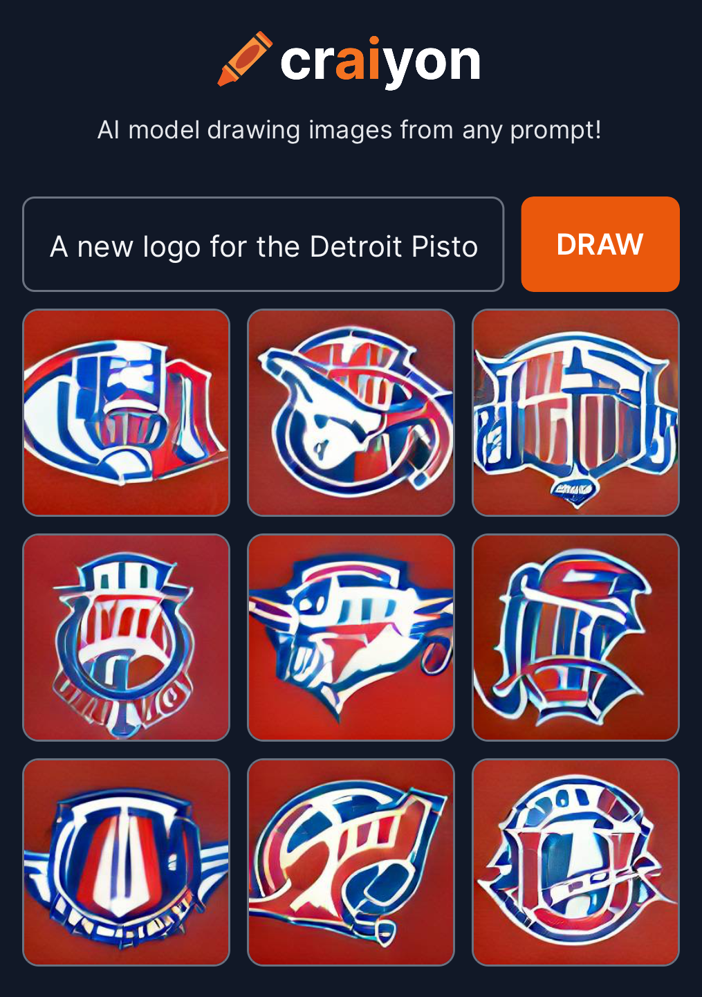 Detroit Pistons AI logos