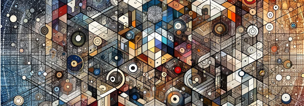 The image created by DALL-E visually represents the concept of a “latticework of models.” It showcases an intricate network of interconnected geometric shapes and lines, symbolizing the complexity and interrelation of various models and theories. This abstract portrayal conveys the idea of diverse elements coming together to form a coherent, unified structure, emphasizing complexity, interconnectedness, and intellectual depth.