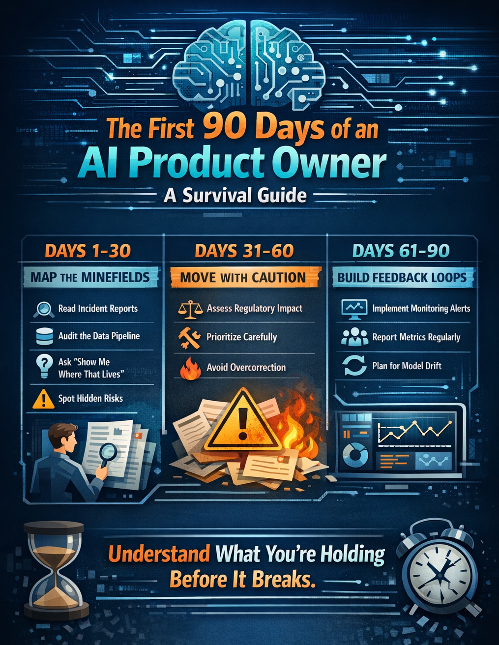 The First 90 Days of an AI Product Owner: A Survival Guide