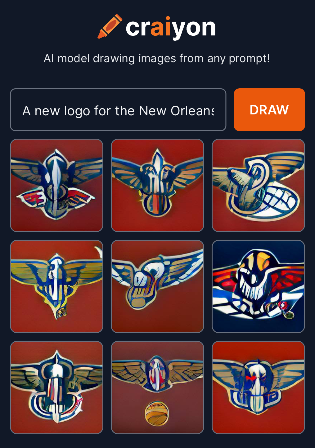 New Orleans Pelicans AI logos