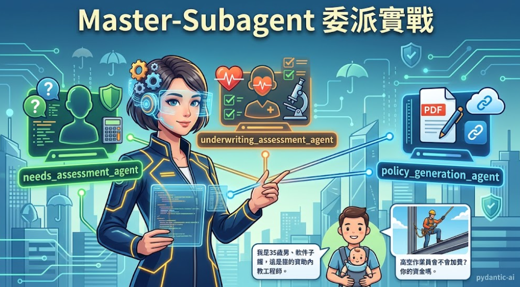 Master-Subagent 委派實戰