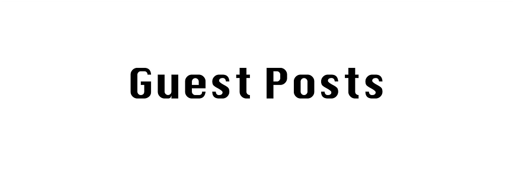 Guest Posts