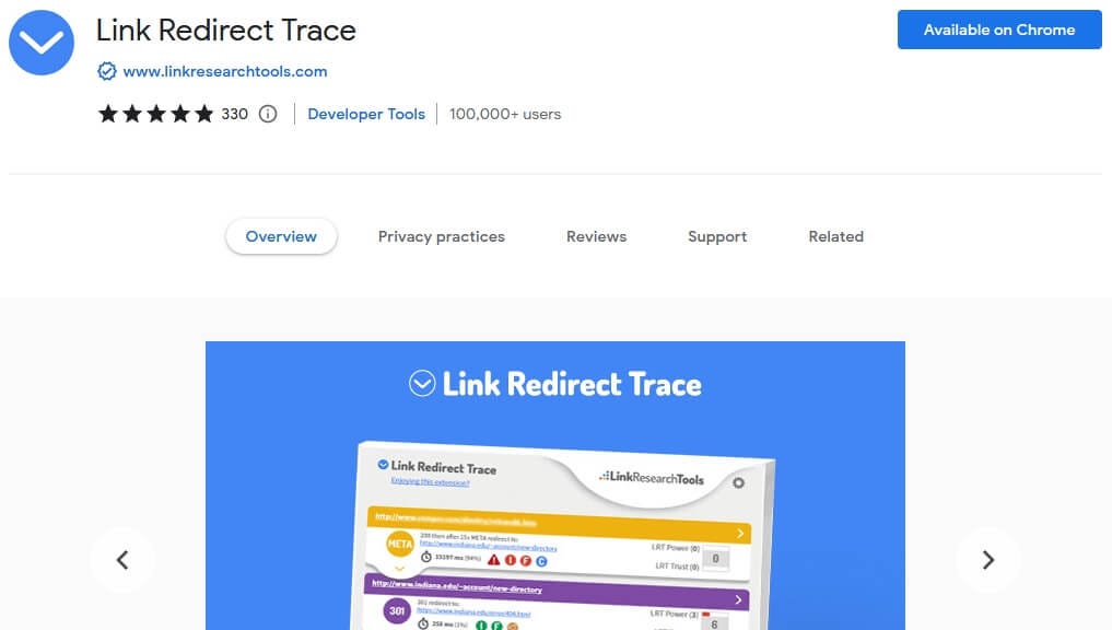 How to Install the Link Redirect Trace Extension on Chrome?