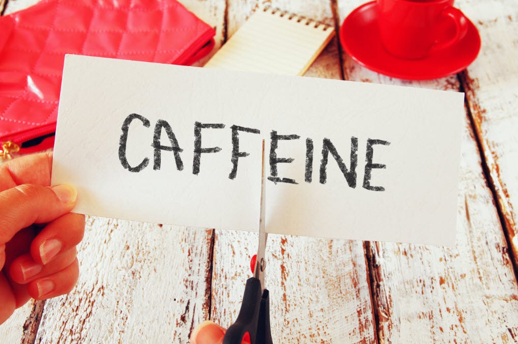 Reduce caffeine intake