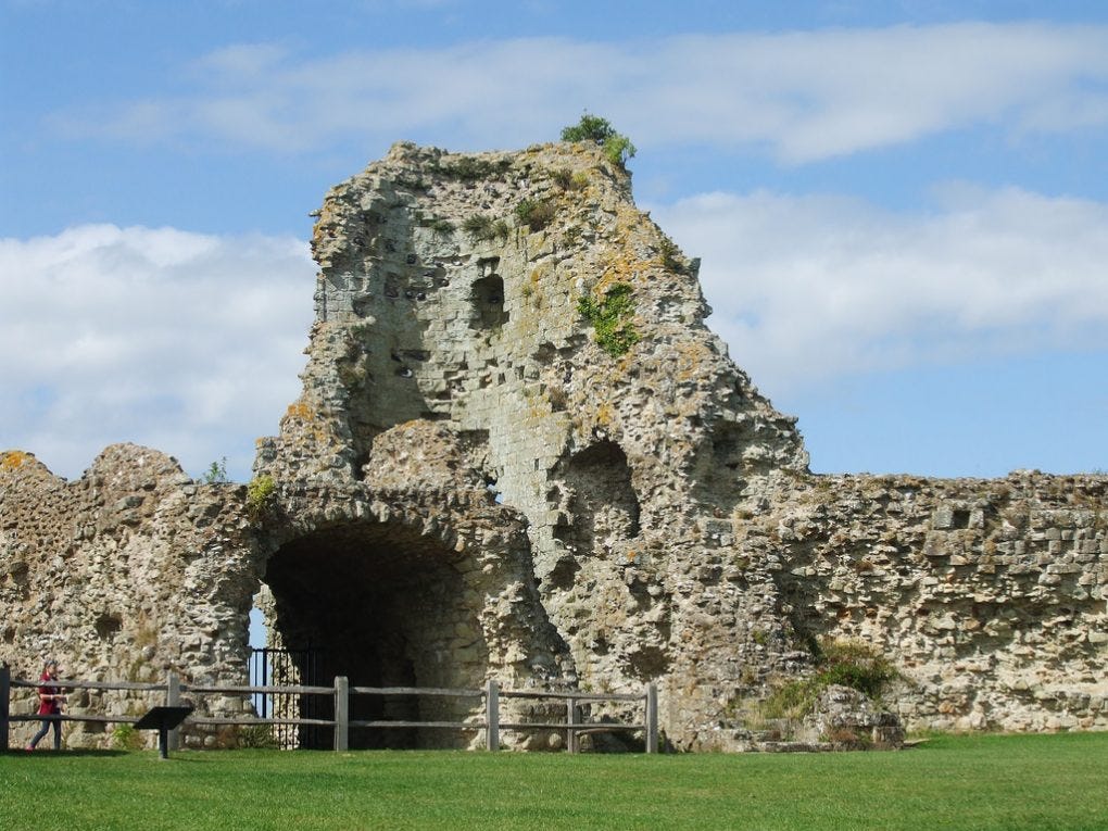 Pevensey Roman Fort photo