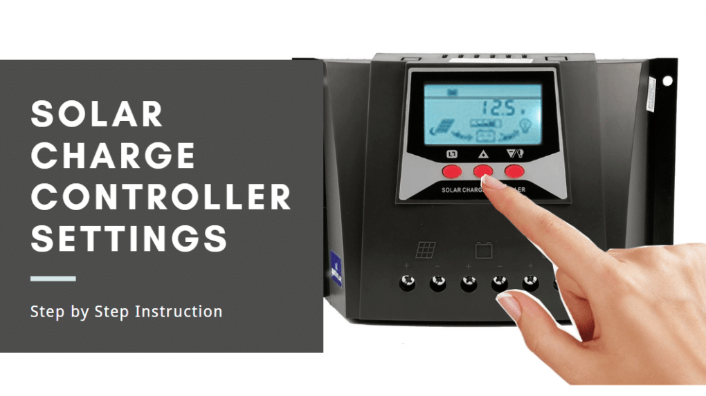 solar charge controller setting