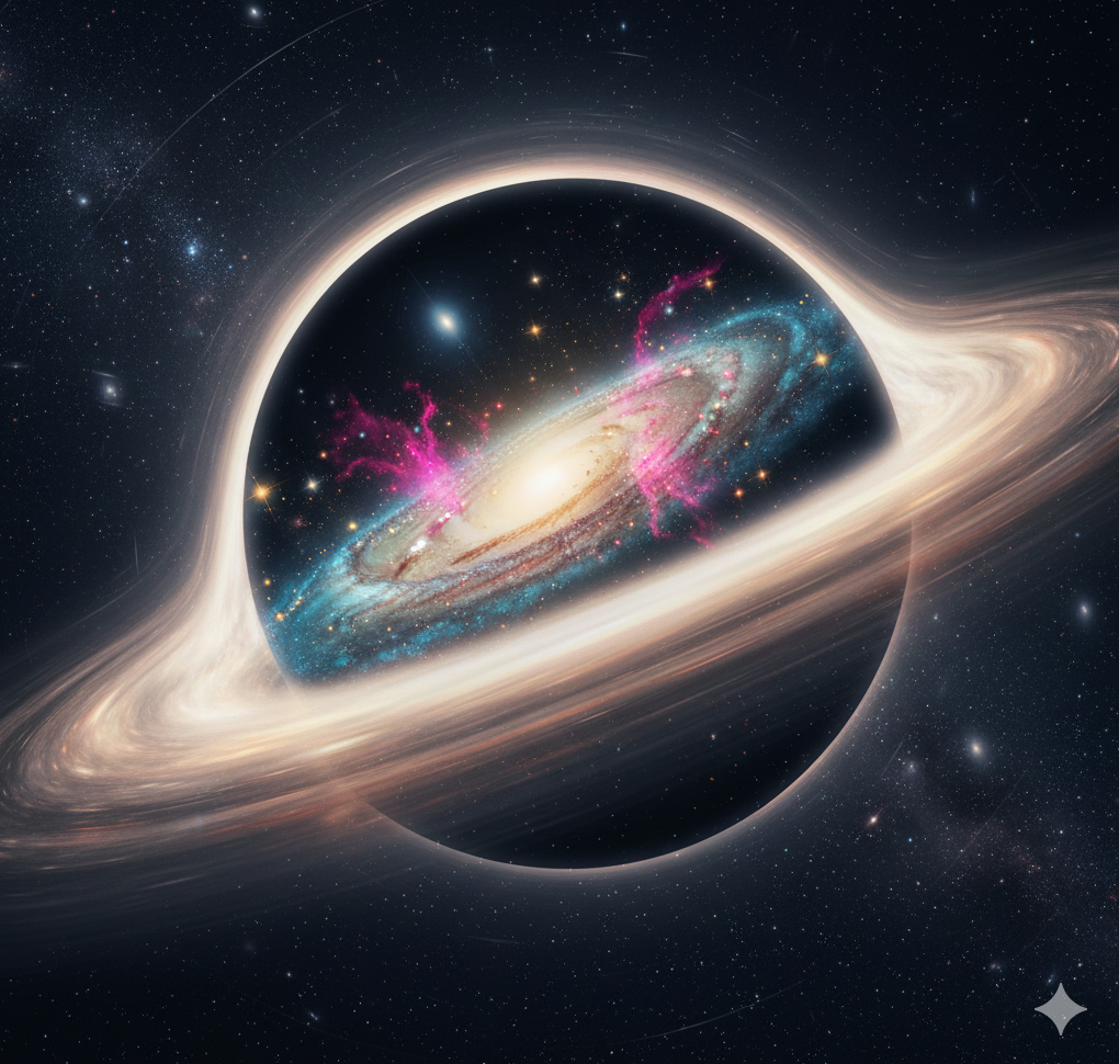 The Cosmic Mirror: Are We Living Inside a Black Hole- The Cosmic Mirror: Are We Living Inside a Black Hole-