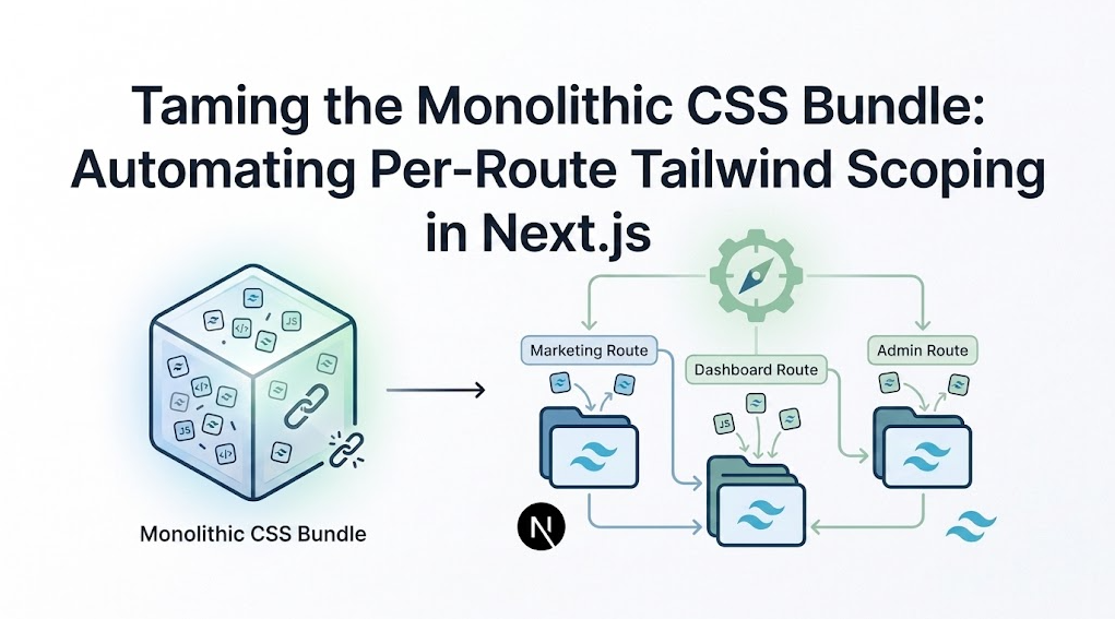Taming the Monolithic CSS Bundle: Automating Per-Route Tailwind Scoping in Next.js