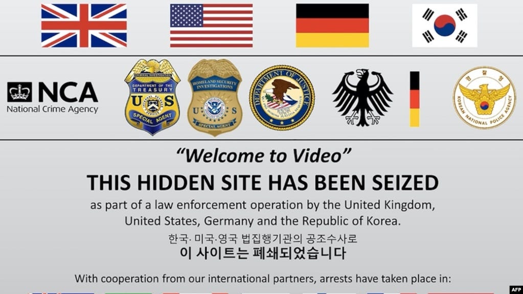 Law enforcement officials on Wednesday announced the takedown of the largest child pornography site on the dark web, unsealing criminal charges against its South Korean operator and hundreds of users around the world.