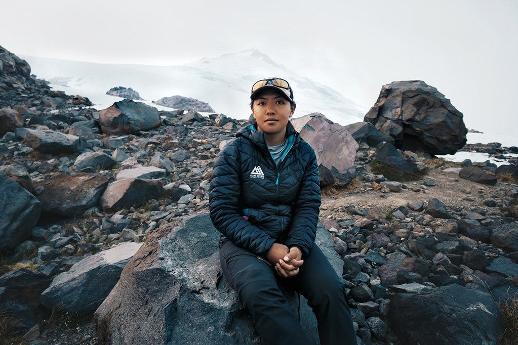 Dawa Yangzum Sherpa is currently one of the most famous female mountaineers in the Himalayan state. In 2012, she scaled Evere