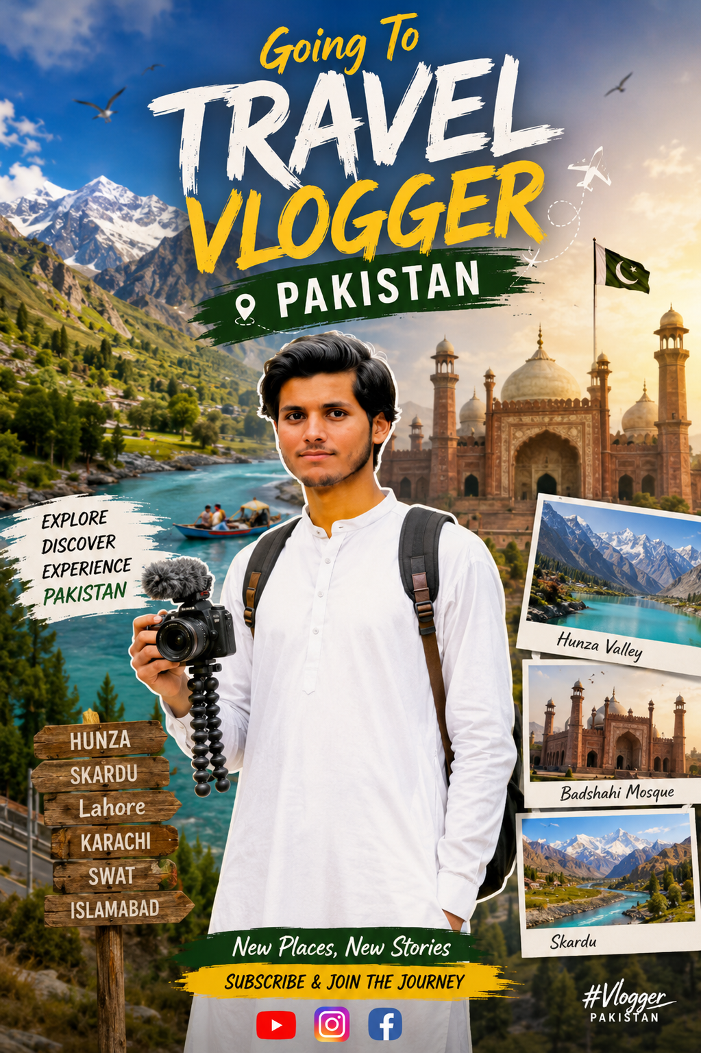 Discover Pakistan Travel Velogger