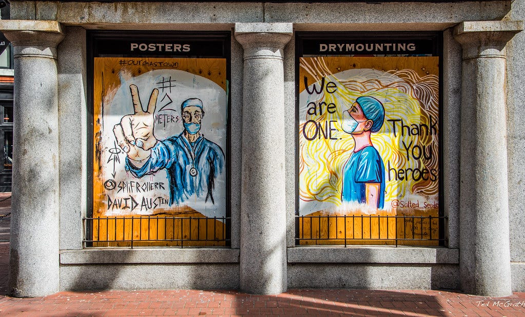 2020 — Vancouver — Gastown — COVID-19 — at Kimprints Murals