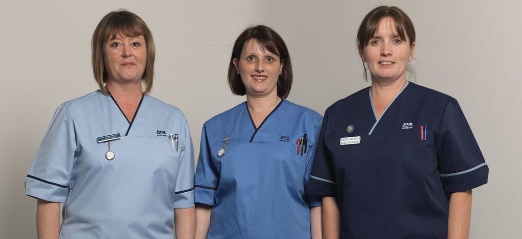 Female NHS nurses