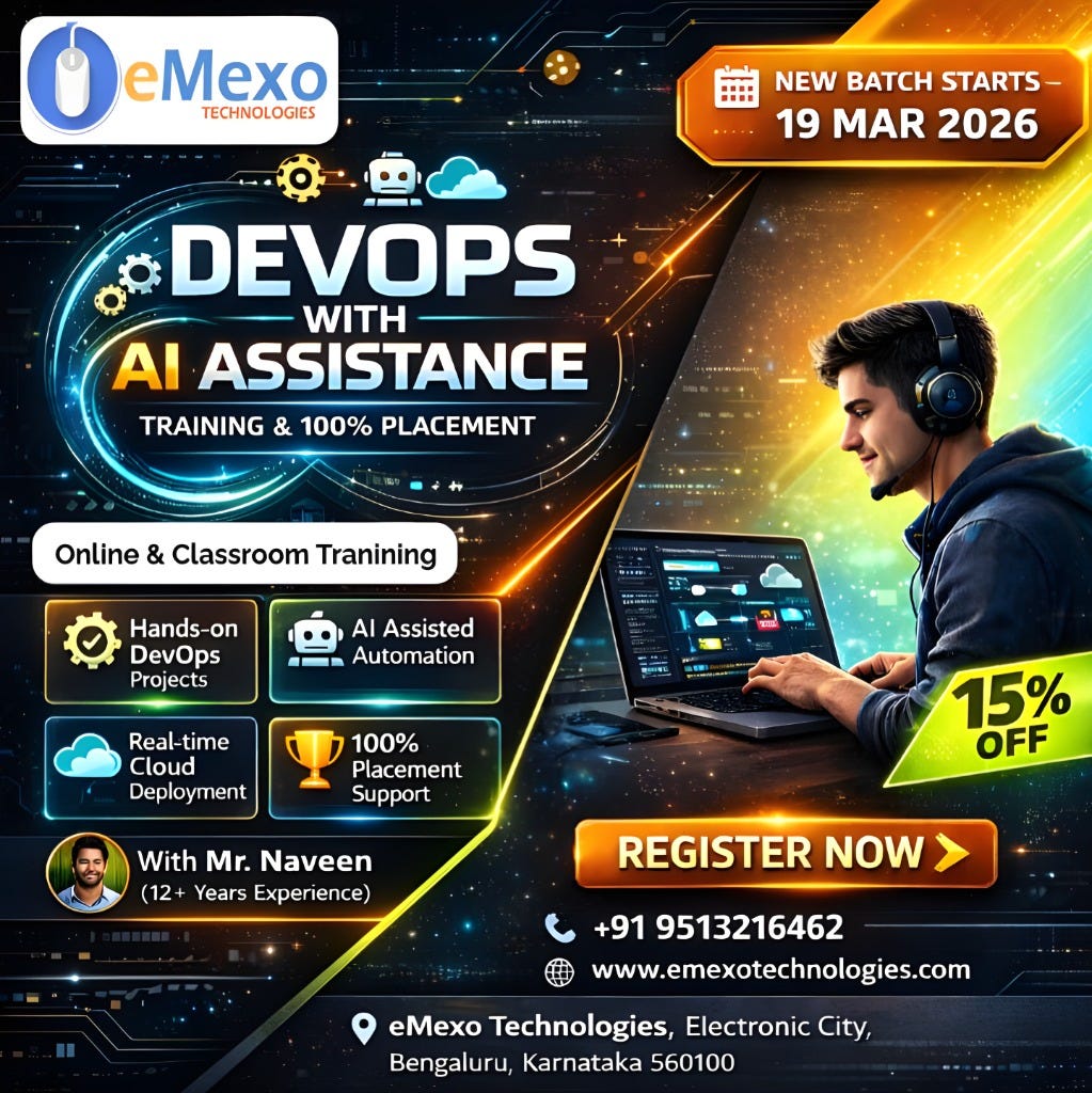 DevOps with AI Assistance Training in Electronic City Bangalore — Build the Future of Automation