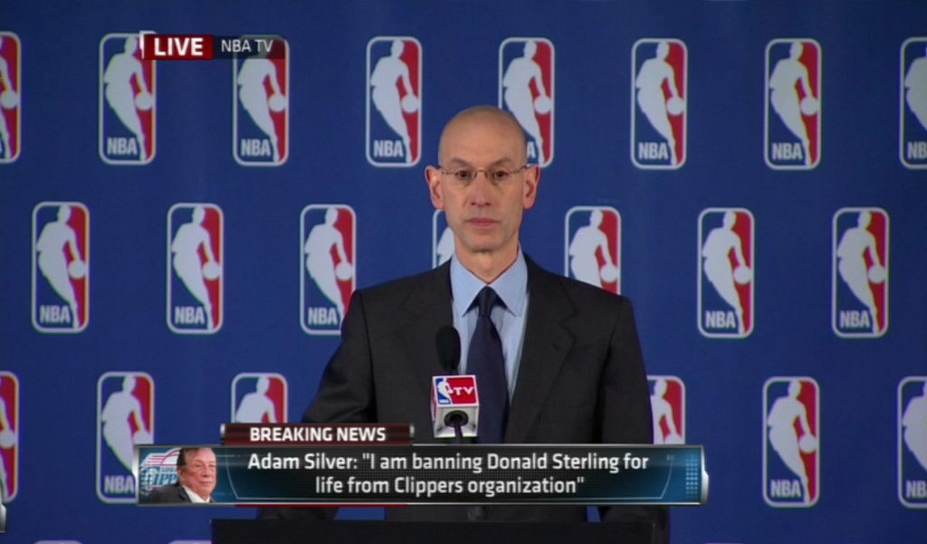 Adam Silver bans Donald Sterling
