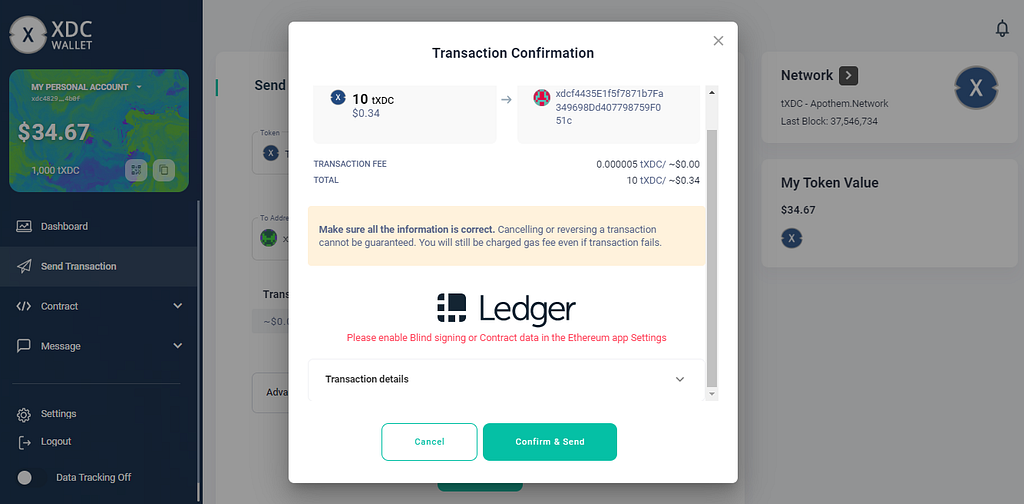Web Wallet Application