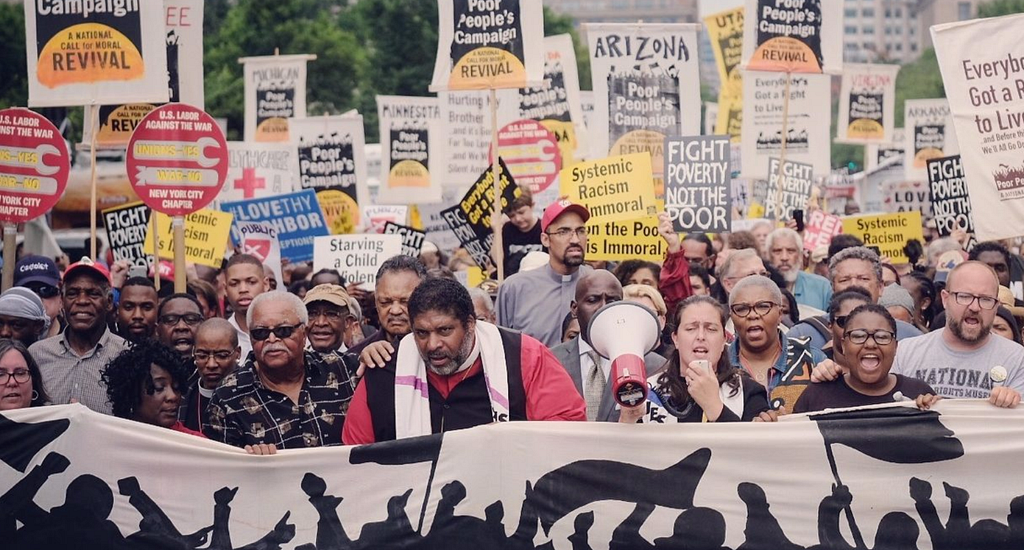 Marchers at a previous Poor People’s Campaign March on Washington