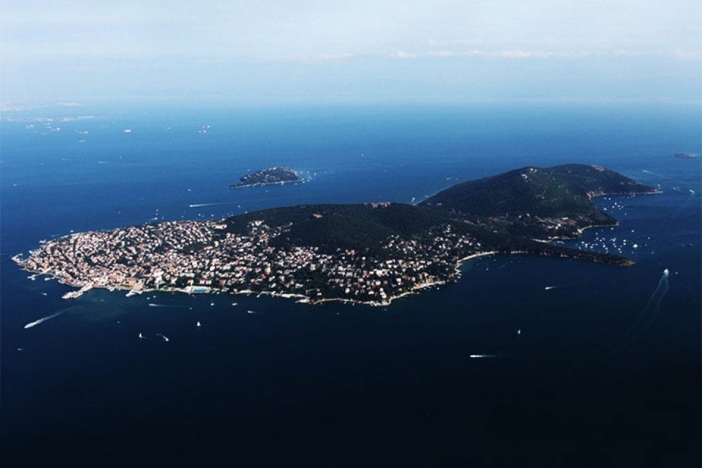 The largest of Istanbul's Princes Islands; Büyükada