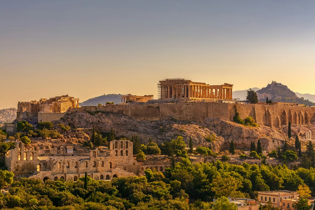 Athens Greece. Travel to the cultural epicenter of the modern world and forget your digital life.