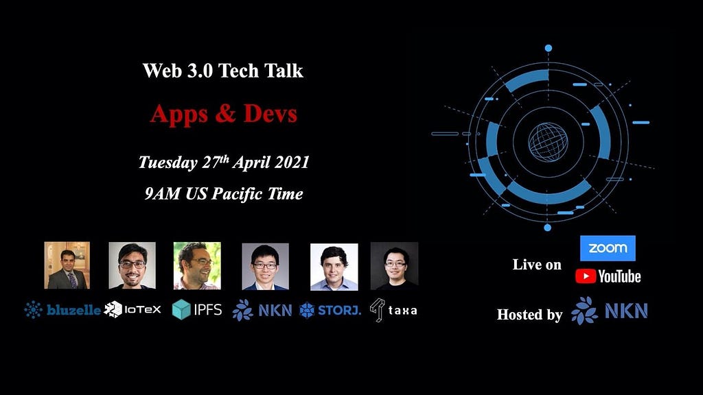 Web 3.0 tech talk 2021: apps & devs poster