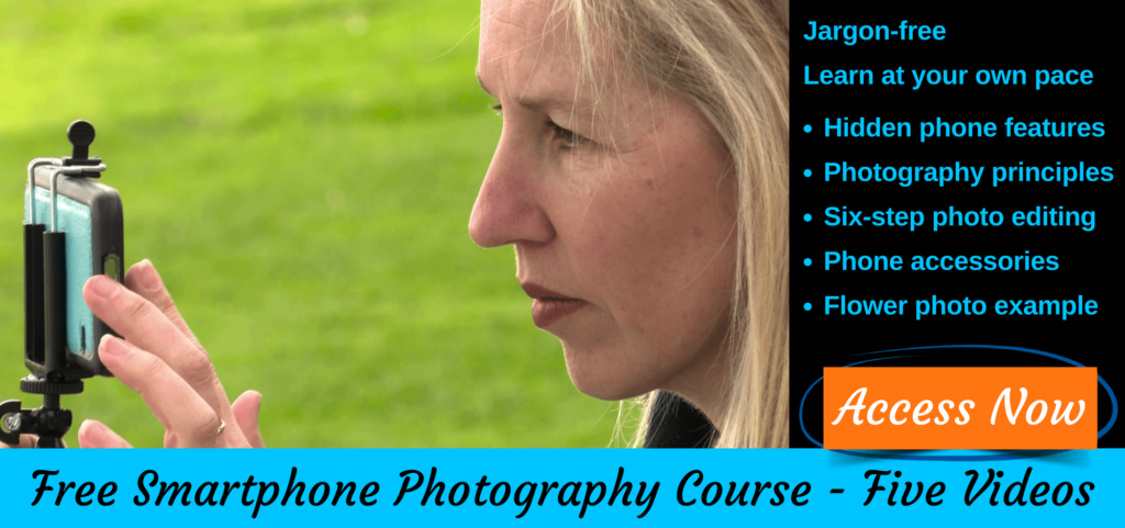 Free video course iPhone photographer and Android smartphone photography course