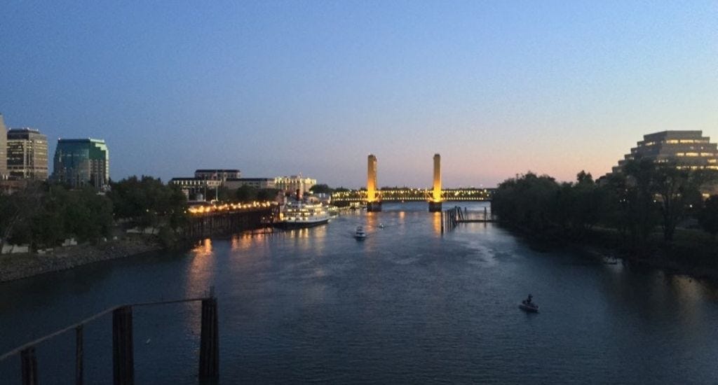 Sacramento city skyline