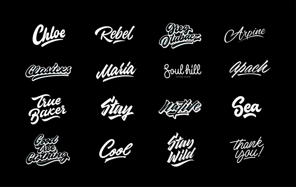 Lettering Logos