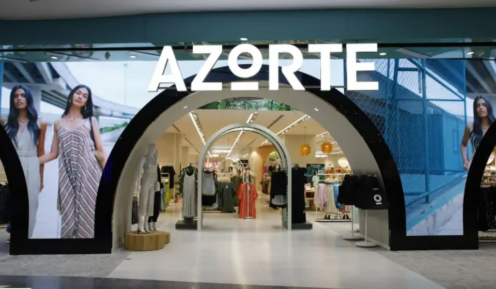 Image description: Azorte store entrance gate