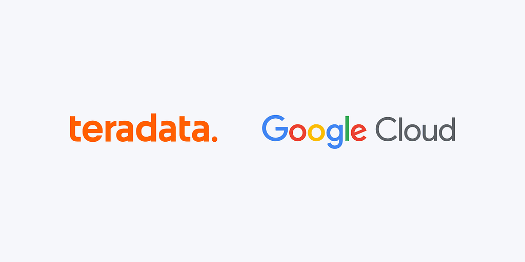 Teradata and Google Cloud Logo