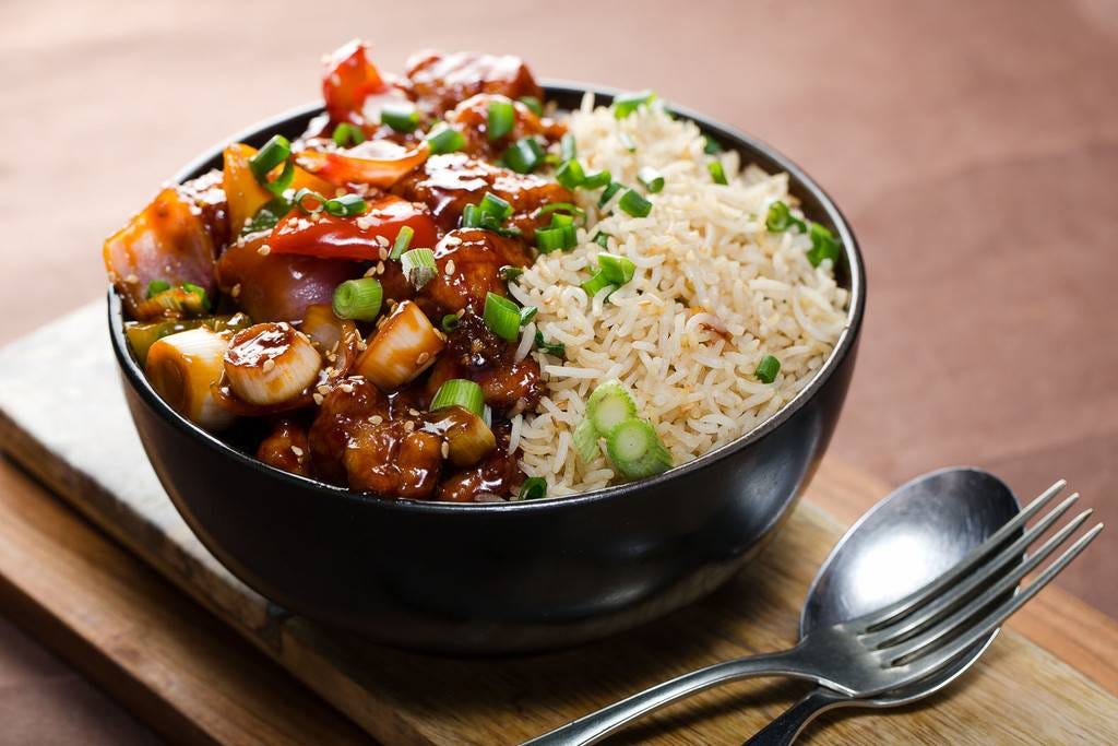 Teriyaki Chicken Rice Bowl (Non Veg)