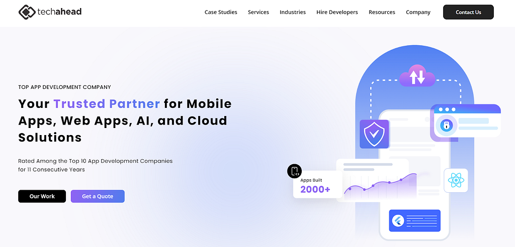 Techahead — custom app development companies