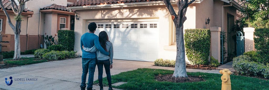 Couple looking at home