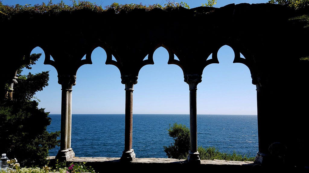 Archways and water