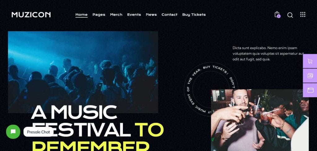 Festival WordPress Theme