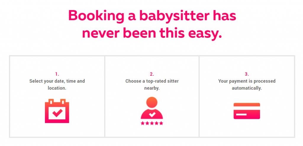 on-demand baby sitting app