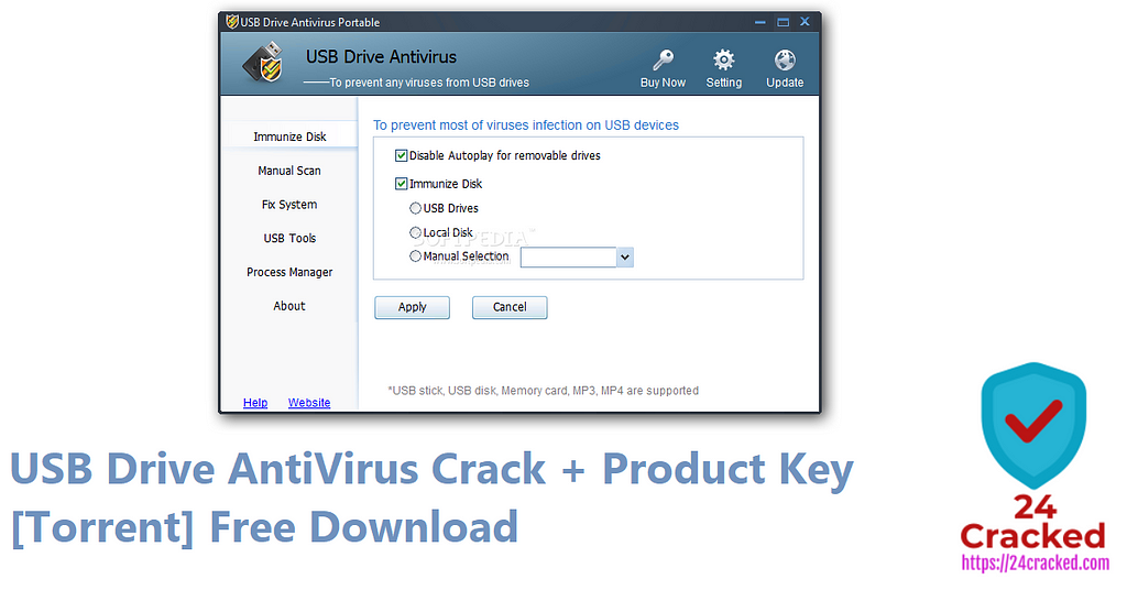 USB Drive AntiVirus Crack + Product Key [Torrent] Free Download