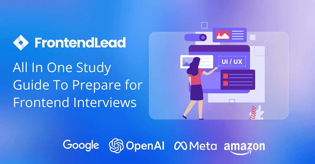 frontend interview guide — frontendlead