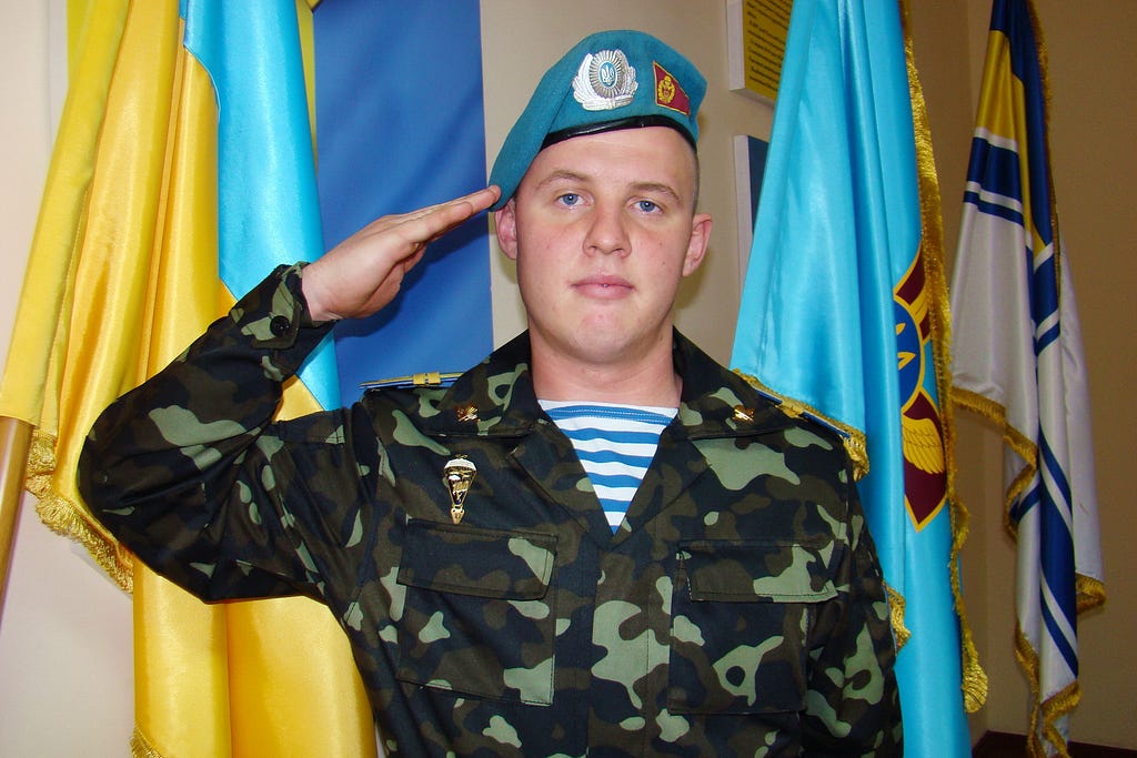 Сержант СпН ВДВ в повседневном костюме