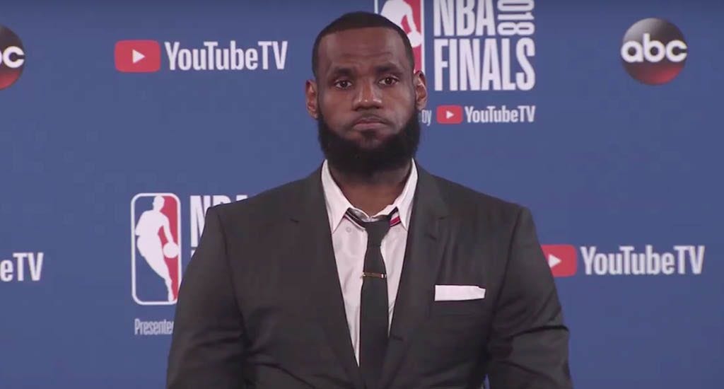 LeBron James NBA Finals 2018
