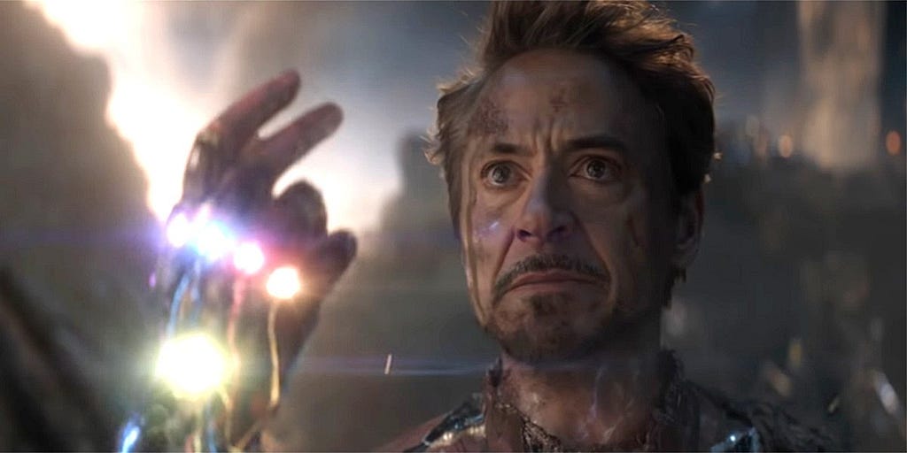 Iron Man in Avengers End Game