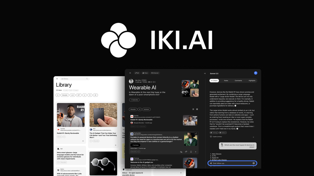 IKI.AI Lifetime Deal ($49) & Review: Build an LLM-Powered Research Library